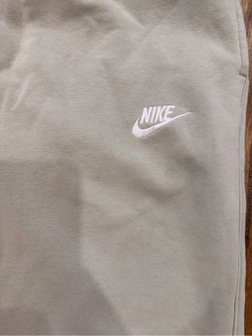 Nike Mint Green Fleece Joggers with White Logo